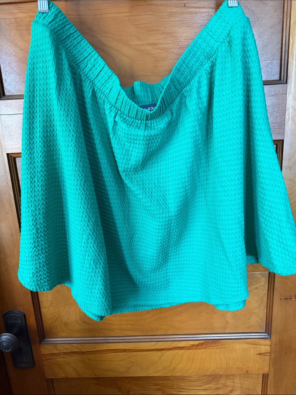 Modcloth 2X Green Skater Skirt